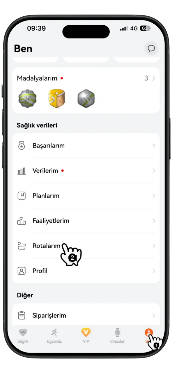 Uygulama Ekranı 6 Huawei Sağlık