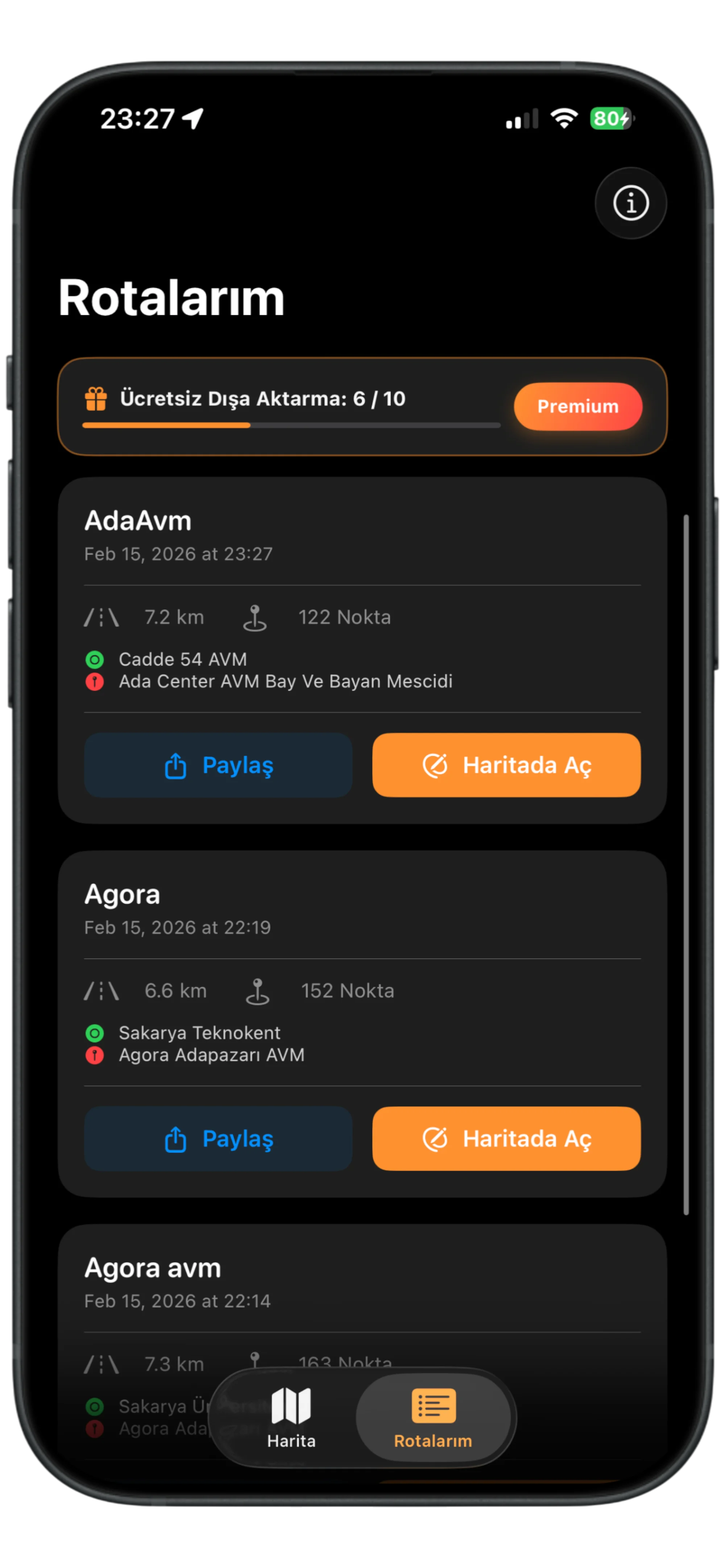 MotoRota iOS Ekran Görüntüsü 5