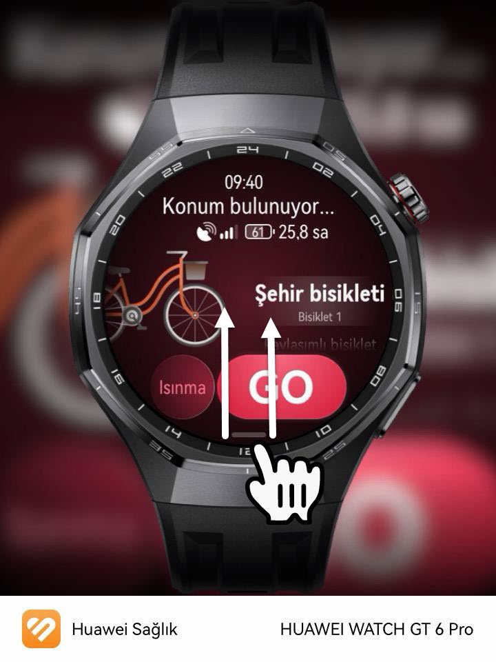 Saat Ekranı 3 Alt Menü